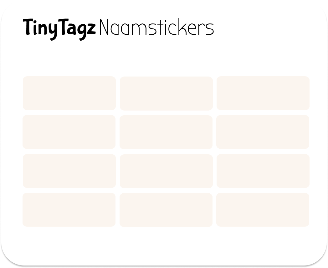 Naamstickers